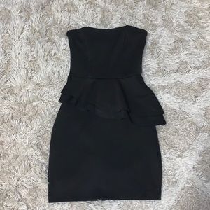 Strapless Black Bodycon dress in brand new condition